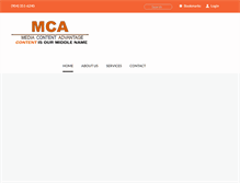 Tablet Screenshot of mediacontentadvantage.com